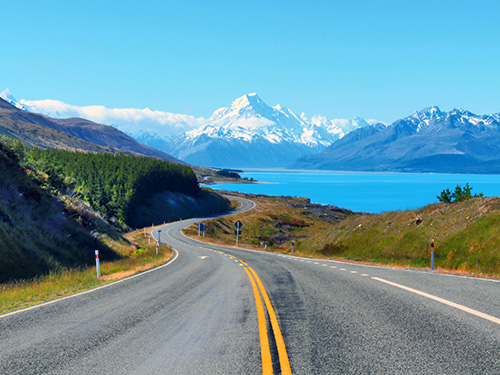 Lake Pukaki, Mount Cook